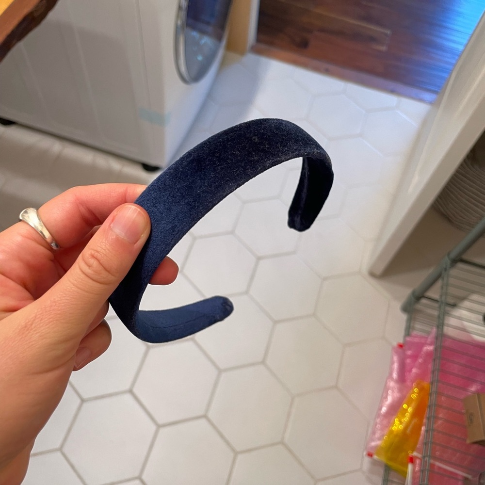 American apparel velvet head band